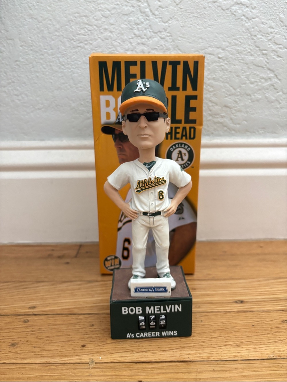 Oakland Athletics A’s Bob Melvin #6 Bobblehead 2017 SGA